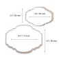 Preview: Cookie Cutter Set/2 - Plaque Style 2